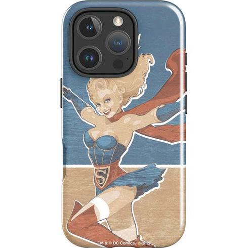 DC Comics Bombshells Supergirl iPhone 16 Pro Impact Case