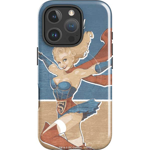 DC Comics Bombshells Supergirl iPhone 16 Pro Magsafe Impact Case