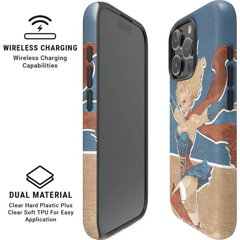DC Comics Bombshells Supergirl iPhone 16 Pro Magsafe Impact Case