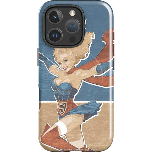 DC Comics Bombshells Supergirl iPhone 16 Pro Max Magsafe Impact Case