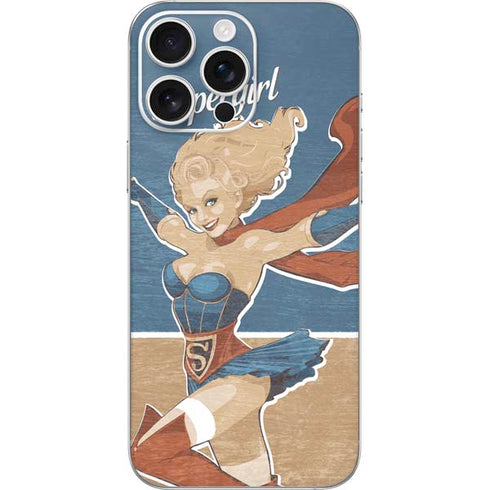 DC Comics Bombshells Supergirl iPhone 16 Pro Max Skin