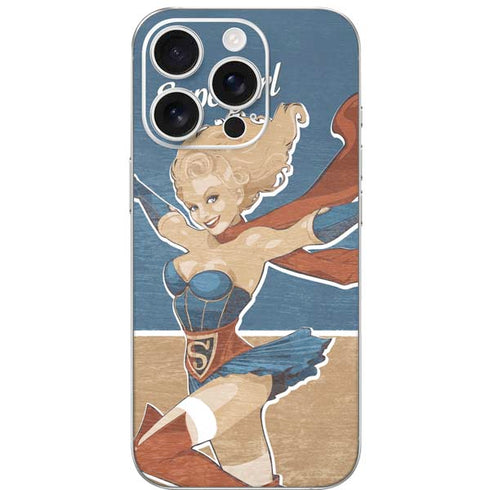 DC Comics Bombshells Supergirl iPhone 16 Pro Skin