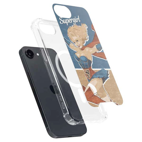 DC Comics Bombshells Supergirl iPhone 16e MagSafe Case