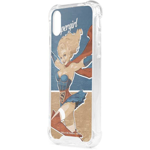DC Comics Bombshells Supergirl iPhone XS Clear Case