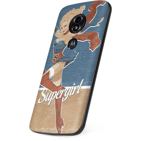 DC Comics Bombshells Supergirl Moto E5 Play Skin