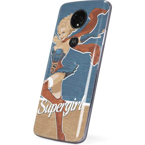 DC Comics Bombshells Supergirl Moto E5 Plus Skin