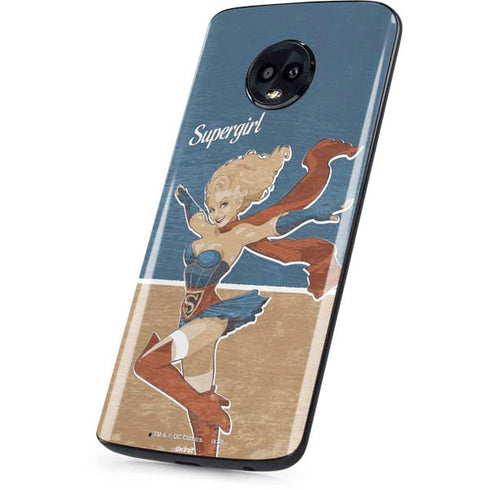 DC Comics Bombshells Supergirl Moto G6 Skin