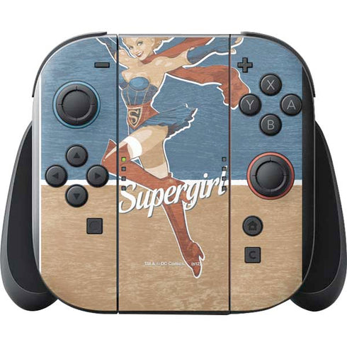 DC Comics Bombshells Supergirl Nintendo Switch 2 (2025) with Joy-Con Skin