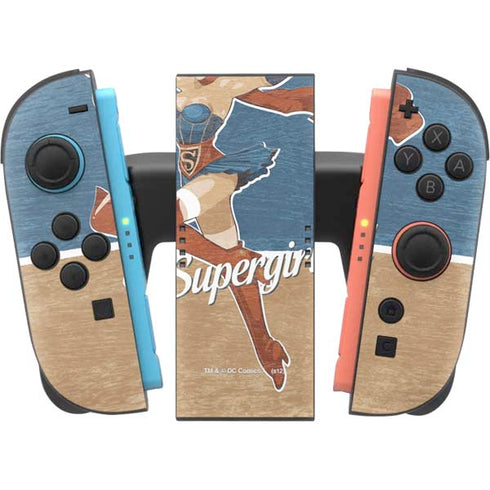 DC Comics Bombshells Supergirl Nintendo Switch 2 (2025) Joy-Con Controller Skin