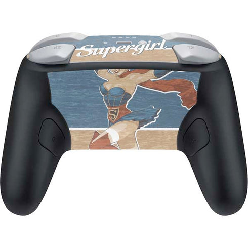 DC Comics Bombshells Supergirl Nintendo Switch 2 (2025) Pro Controller Skin