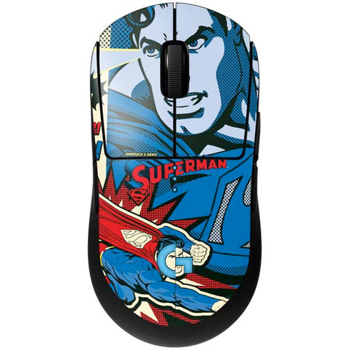 DC Comics Superman America's Hero G Pro Wireless Gaming Mouse Skin