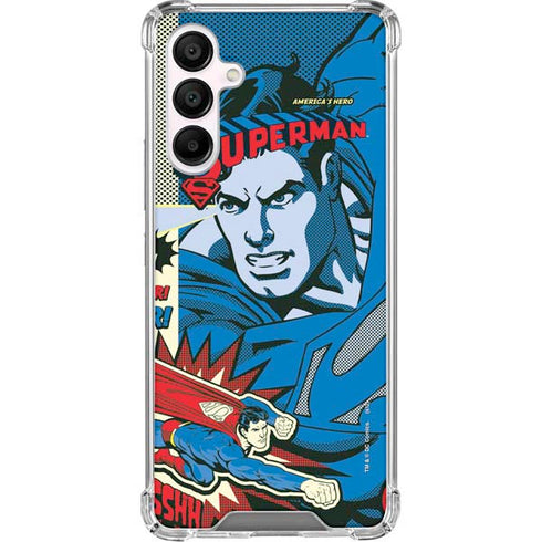 DC Comics Superman America's Hero Galaxy A16 5G Clear Case