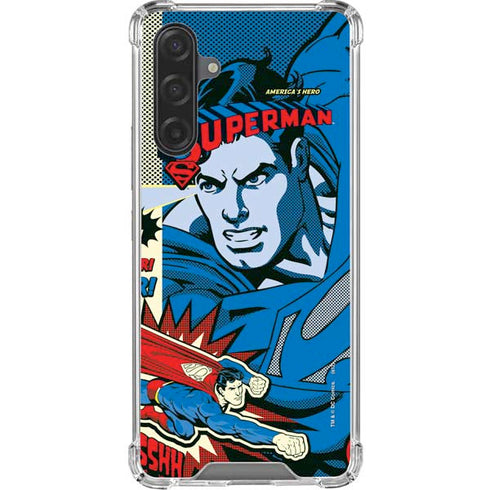 DC Comics Superman America's Hero Galaxy A17 Clear Case