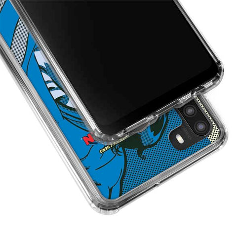 DC Comics Superman America's Hero Galaxy A21 Clear Case