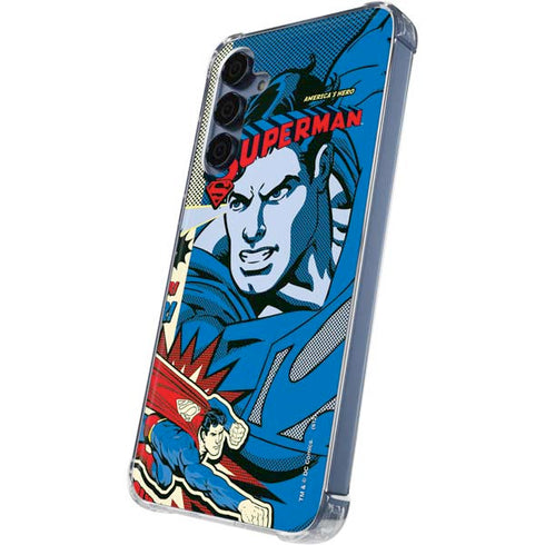 DC Comics Superman America's Hero Galaxy A55 5G Clear Case