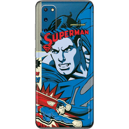 DC Comics Superman America's Hero Galaxy S20 Skin