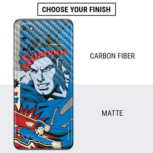 DC Comics Superman America's Hero Galaxy S20 Skin