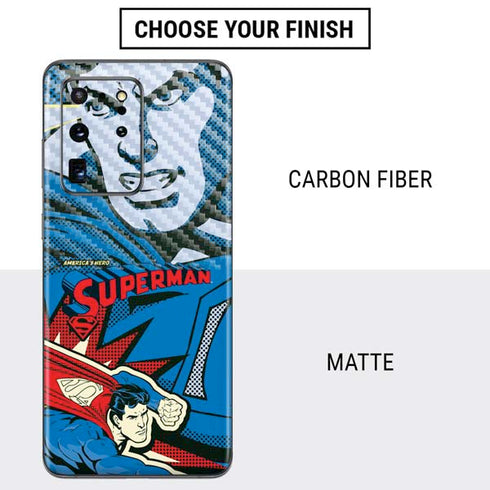 DC Comics Superman America's Hero Galaxy S20 Ultra 5G Skin