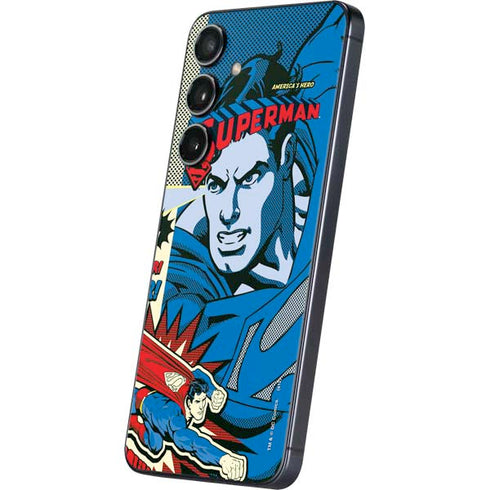DC Comics Superman America's Hero Galaxy S25 Plus Skin