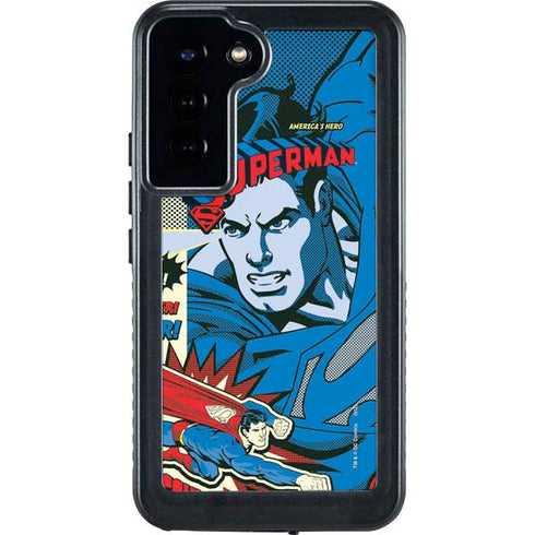DC Comics Superman America's Hero Galaxy S24 Plus Waterproof Case