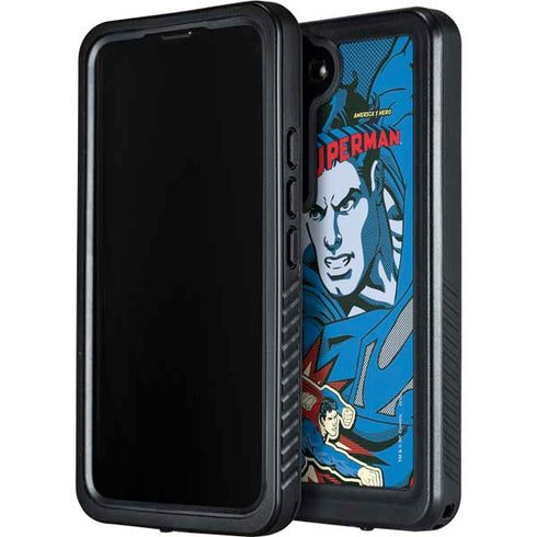 DC Comics Superman America's Hero Galaxy S24 Plus Waterproof Case