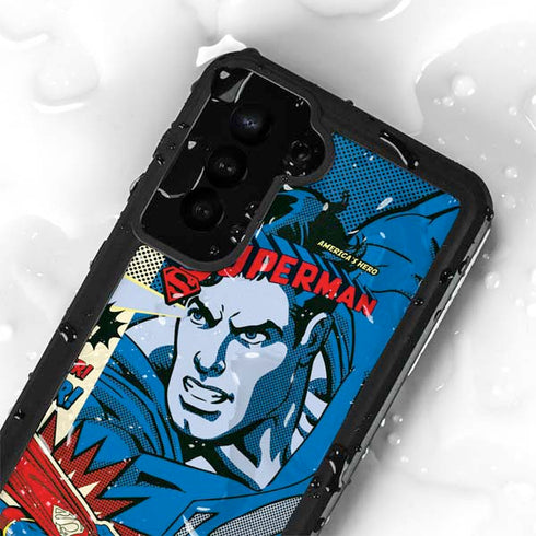 DC Comics Superman America's Hero Galaxy S24 Plus Waterproof Case