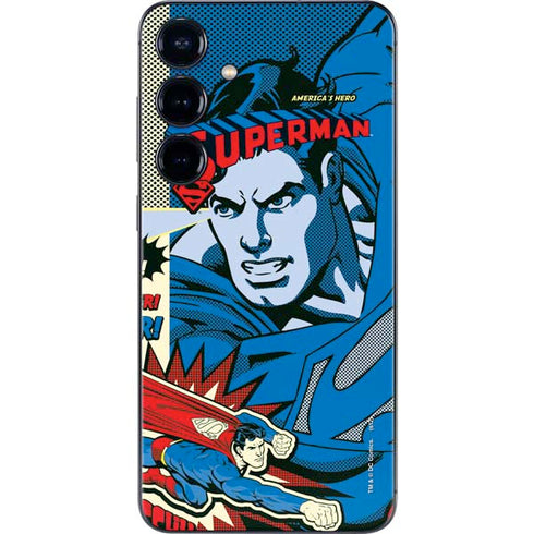 DC Comics Superman America's Hero Galaxy S25 Skin