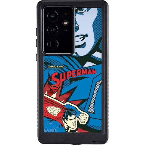 DC Comics Superman America's Hero Galaxy S24 Ultra Waterproof Case