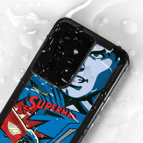 DC Comics Superman America's Hero Galaxy S24 Ultra Waterproof Case