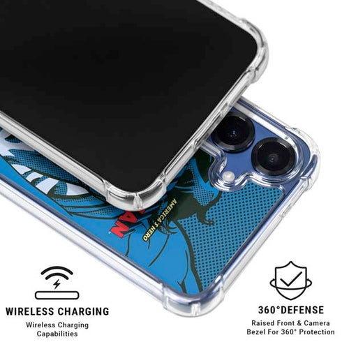DC Comics Superman America's Hero Galaxy S25 Clear Case