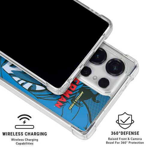 DC Comics Superman America's Hero Galaxy S26 Ultra Clear Case
