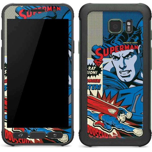 DC Comics Superman America's Hero Galaxy S7 Active Skin