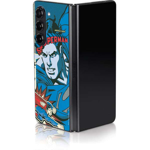 DC Comics Superman America's Hero Galaxy Z Fold5 5G Skin