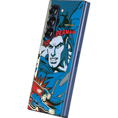 DC Comics Superman America's Hero Galaxy Z Fold6 Skin