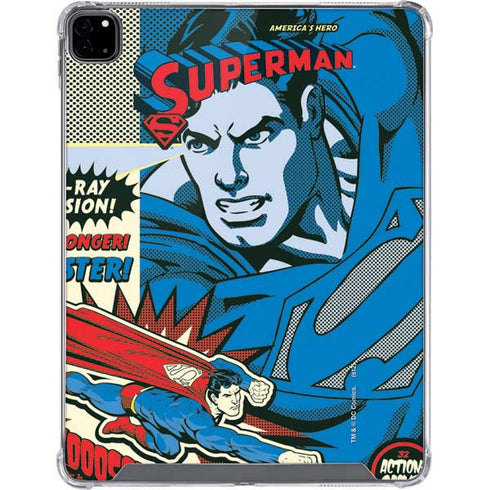 DC Comics Superman America's Hero iPad Pro 12.9in (2020) Clear Case