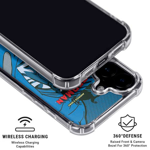 DC Comics Superman America's Hero iPhone 16 Plus MagSafe Case