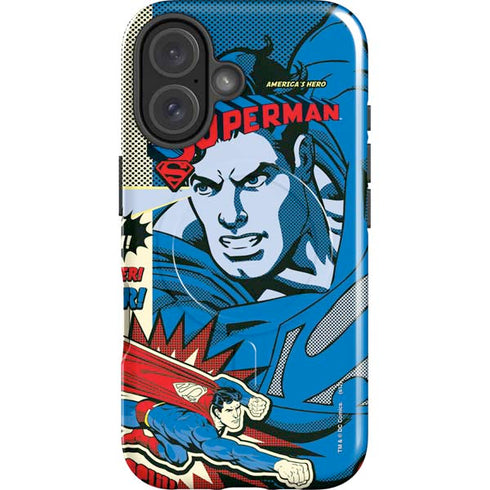DC Comics Superman America's Hero iPhone 16 Plus Magsafe Impact Case