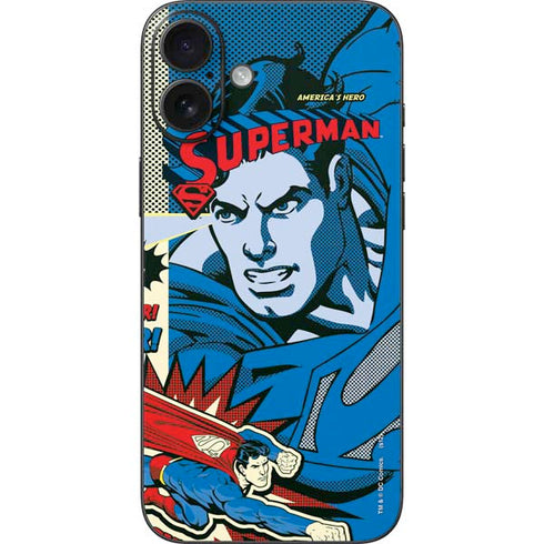 DC Comics Superman America's Hero iPhone 16 Plus Skin