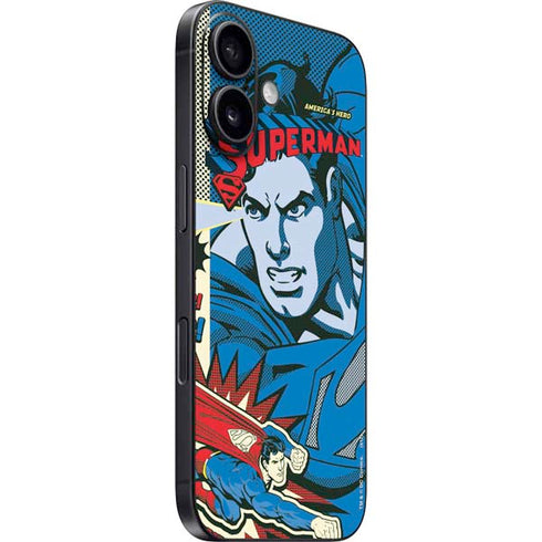 DC Comics Superman America's Hero iPhone 16 Plus Skin