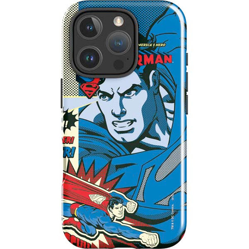 DC Comics Superman America's Hero iPhone 16 Pro Impact Case