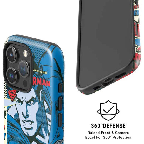 DC Comics Superman America's Hero iPhone 16 Pro Magsafe Impact Case