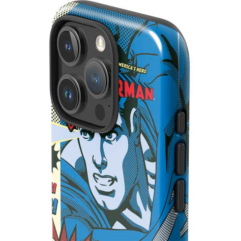 DC Comics Superman America's Hero iPhone 16 Pro Max Impact Case