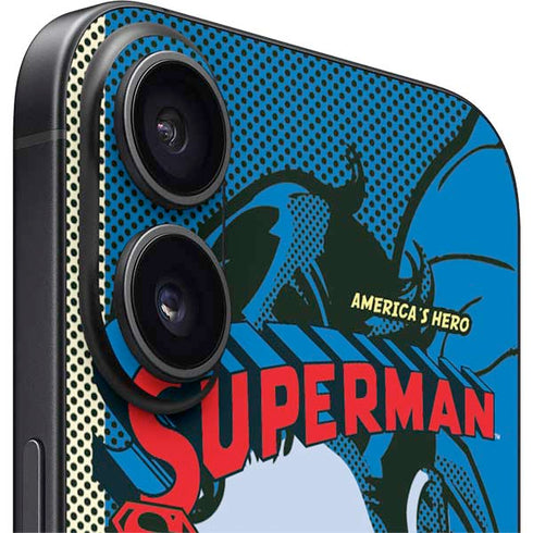 DC Comics Superman America's Hero iPhone 16 Skin