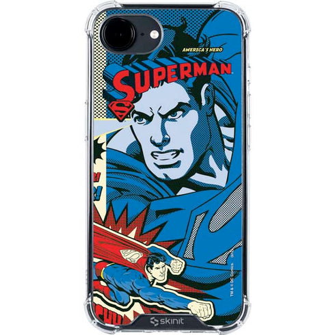 DC Comics Superman America's Hero iPhone 16e Clear Case