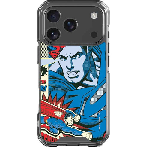 DC Comics Superman America's Hero iPhone 18 Pro Clear Case