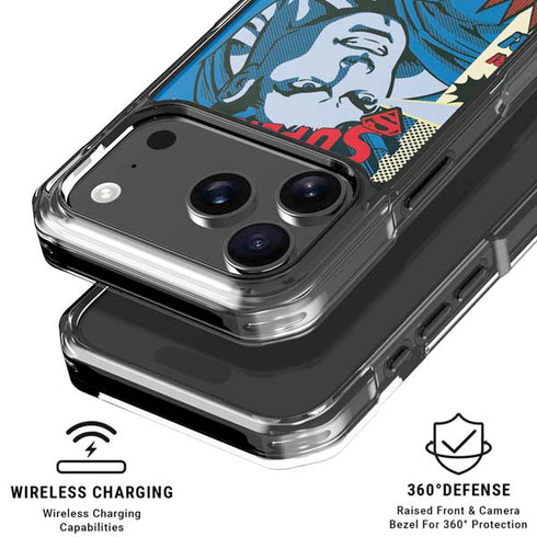 DC Comics Superman America's Hero iPhone 18 Pro Clear Case