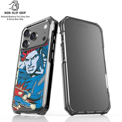 DC Comics Superman America's Hero iPhone 18 Pro Clear Case