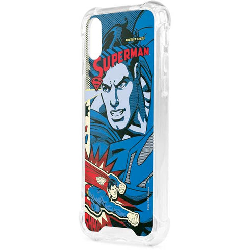 DC Comics Superman America's Hero iPhone XS Clear Case
