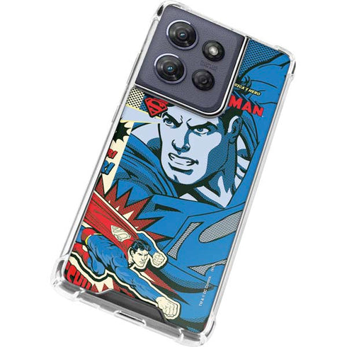 DC Comics Superman America's Hero Moto G 5G (2025) Clear Case