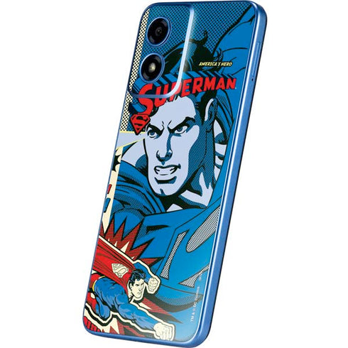 DC Comics Superman America's Hero Moto G Play 4G (2024) Skin